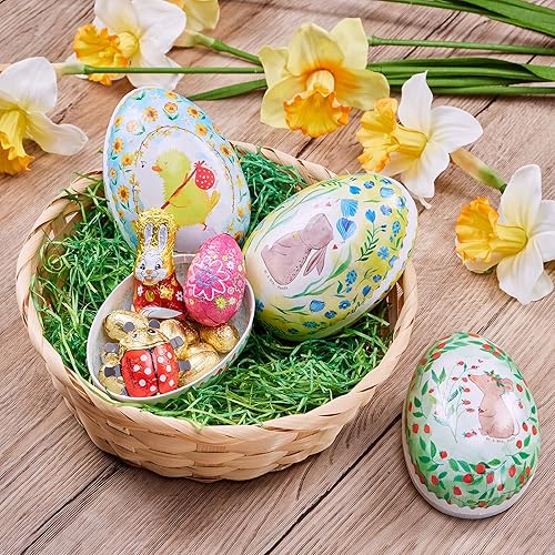 COM-FOUR® 3x Oeufs de Pâques à remplir - Oeufs de Pâques colorés - Oeufs en carton pour la décoration de Pâques - Conception de boîte cadeau Mr. & Mrs. Panda - Surprise de Pâques [la sélection varie] - Nail Gallerys