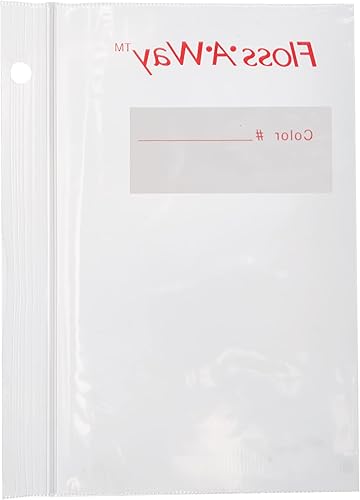 Action Sac Floss-a-Way organizer-3-inch x 12,7 cm 100/Pkg, d'autres, Multicolore - Nail Gallerys