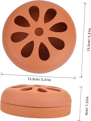 OUNONA 2pièces Brûleur De Spirales Terre Cuite Support Décoratif Portable pour Intérieur Et Extérieur Facile À Nettoyer avec Ventilation Optimale - Nail Gallerys