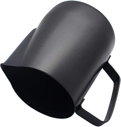 Duffire Bidon écumant d'acier Inoxydable De, Tasse De Mousse De Lait Appropriée au Café, au Lait en Latte et au Lait Glacé，600mL(Black) - Nail Gallerys