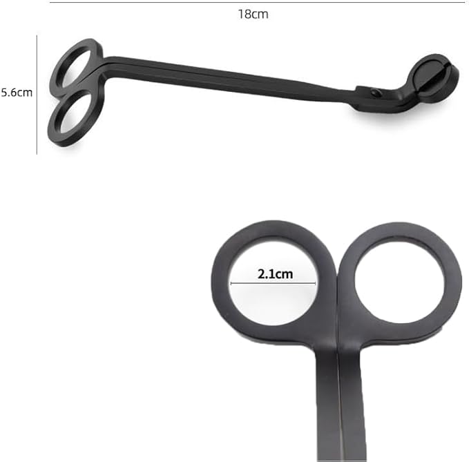 zalati Coupe-mèche de bougie en acier inoxydable pour couper les mèches usées et l'accumulation de suie - Nail Gallerys