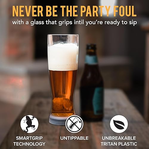 Mighty Mug 1132 Verre à bière en plastique Transparent 0,709 l - Nail Gallerys