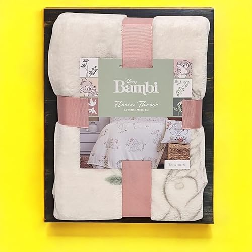 DIVAS SPIRITUAL Bambi Couverture polaire douce, légère et confortable à imprimé floral pour lit, canapé, canapé, 127 x 152 cm - Nail Gallerys