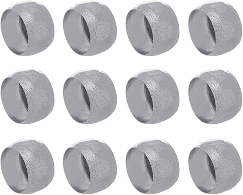 URFEDA 12PCS Ronds de Serviette en Métal Doré Brillants Rond de Serviette Personnalisé Porte-Serviettes Rond Anneau Serviette de Table pour Mariage, fête, Noël, Thanksgiving, Décoration de Table - Nail Gallerys