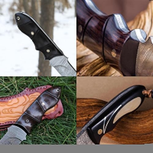 Rosixehird Bois d'ébène Noir | matériel Bricolage personnalisés pour Lames Vierges,Matériel Bricolage Vierge pour Outils d'instruments Musique, Manche Couteaux Bricolage en - Nail Gallerys