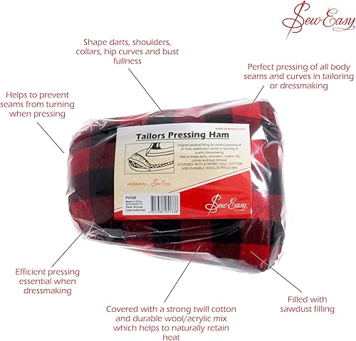 Hemline H4160 | Jambon de couture recouvert de tissu - Nail Gallerys