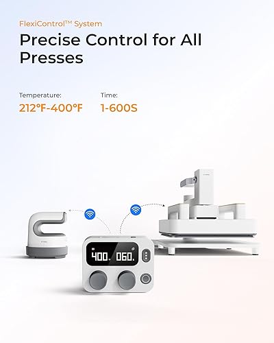 xTool Contrôle Intelligent pour Presse à Chaud, Contrôle Intelligent sans Fil pour Pressage à Chaud - Nail Gallerys