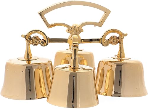 Holyart Clochette liturgique 4 Tons Laiton doré - Nail Gallerys