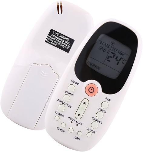 Commande de climatiseur, Remplacement de Commande de climatisation, Remplacement de contrôleur de climatiseur pour R06/BGE, télécommande à Grand Bouton pour climatiseur - Nail Gallerys