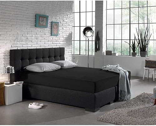 Drap-Housse - Adulte - 100% Coton - 1-Personne (90x220 cm) - Blanc - Nail Gallerys