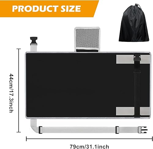 Repose-pieds avion pour enfants - Repose-pieds pour voyage - Repose-pieds pour avion - Pour lit d'enfant - Extension de siège pour enfants - Voyage portable - 79 x 44 cm - Nail Gallerys