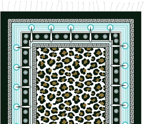 CapitanCasa Drap de plage Fouta 100 x 200 cm avec franges Drap de lit Ligne Moranda Fouta Elephant Rouge - Nail Gallerys