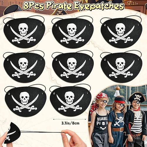 Pirate Cadeau Anniversaire Enfants Invites, Pinata Anniversaire Enfant avec Jouets Télescopes Boussole Cache-œil Pirates Sac Cadeau, Pirate Petit Cadeaux Anniversaire Invités Enfant Garcon Filles - Nail Gallerys