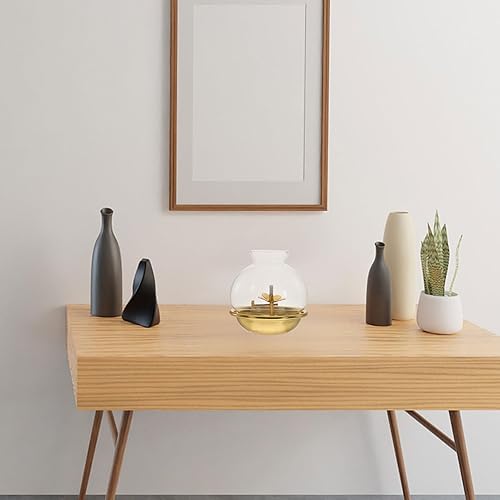 Alipis Ensemble De Lampes À Huile Compactes pour Bouddhiste avec Lanterne À Pétrole pour La Décoration Intérieure Et Le Culte - Nail Gallerys