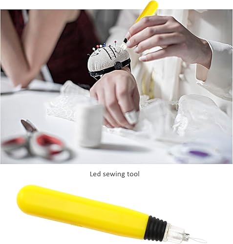 VGOL 1PC LED Enfile-aiguille Éclairé & 1PC LED Découvit Lumineux sans Piles Illuminez Outils de Couture pour la Broderie à la Main DIY Couture - Nail Gallerys