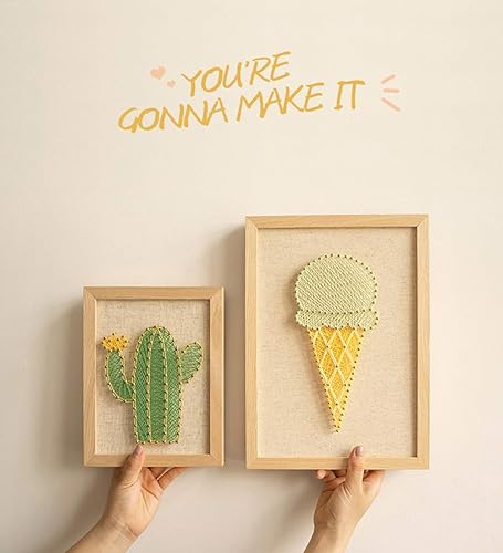 RM Studio DIY String Art (Cactus) - Nail Gallerys