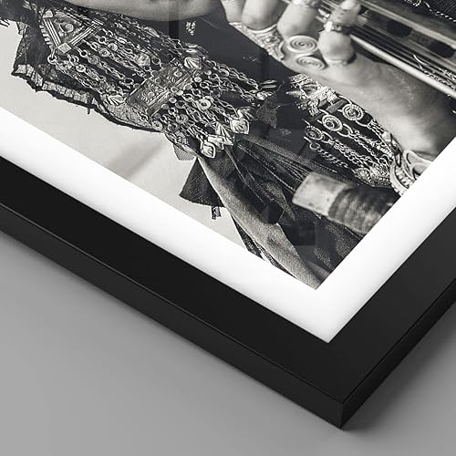 ARTTOR Affiche Decoration Murale Moderne Poster sans Cadre 70x100cm Femme Ethnique Bijoux Deco Affiches Murales Wall Art Design Tableau Decoration Salon Chambre Cuisine Decor P2XPA70x100-5027 - Nail Gallerys