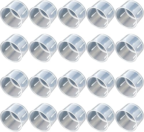 Lot de 20 gobelets à médicaments, pots à médicaments, tasses à mesurer transparentes, ou outil de mesure de cuisine, 3 tailles différentes 10 ml, 20 ml, 30 ml (20 ml) - Nail Gallerys
