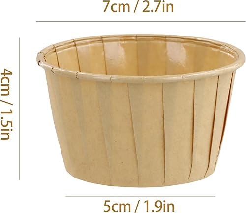 volumoon Papier Gâteau, Moules à Muffins, Étui de Cuisson pour Muffins, Tasses À Cuisson, Boîte de Gâteau, Étuis Tasses, Caissettes de Cupcake, Moules à Cupcakes, Caissettes Papier - Nail Gallerys