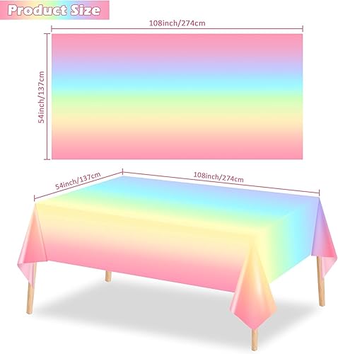PalePink & Silver Nappe holographique 130 cm x 250 cm Rose vif Décoration de fête Saint-Valentin Fête d'anniversaire Décoration de table en plastique jetable Nappe de table en plastique pour fête - Nail Gallerys