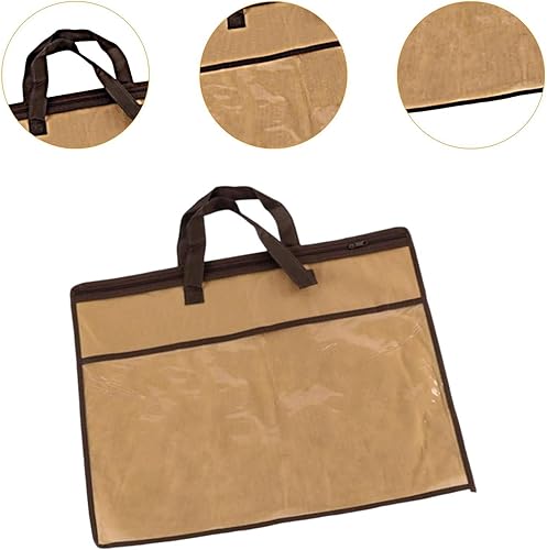 MagiDeal Sac de rangement pour couvertures, vêtements, avec poignées renforcées, transparent, pour couettes, oreillers et couettes, Brun - Nail Gallerys