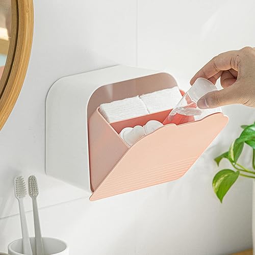 Porte de tampon de salle de bain - Boîte de rangement de serviettes hygiéniques féminines pour salle de bain | ÉCHANTILLON DE CHAMBRE PETITE ORGANISATEUR POUR LADIE, CONTRE CONTENEUR DE COTON - Nail Gallerys