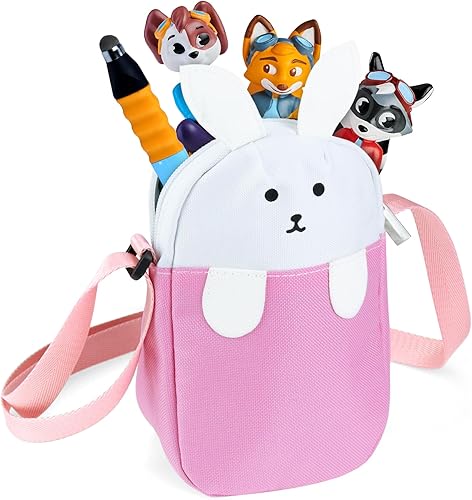 Sac à Bandoulière pour Enfants, Compatible avec Tiptoi Stylo et Toniebox Personnages Sonores, Pingouin - Nail Gallerys