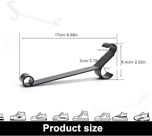 SHENGYIG 2 Crochets Universels pour Radiateur - Support pour Chaussures & Serviettes - Noir - Amovible & Réglable - Compatible Tous Radiateurs Standard (Sèche-serviettes) - Nail Gallerys