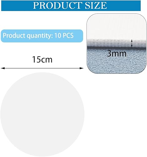 Panneaux de toile, Dujelixa toiles d'art en coton vierge, toile tendue ronde, panneau 15cm diamètre, toile pour la peinture, adaptée à la peinture à l'huile, à l'acrylique, à l'aquarelle (10 paquet) - Nail Gallerys