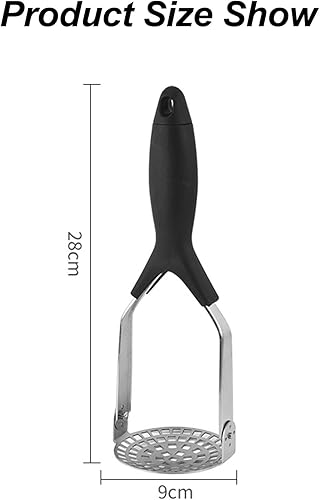 Presse-Purée en Acier Inoxydable,Presse-Purée de Pommes de Terre,Presse-Purée de Pommes de Terre en Acier Inoxydable,Presse-Purée Manuel,Ecrase Pomme de Terre en Acier Inoxydable,1PC - Nail Gallerys