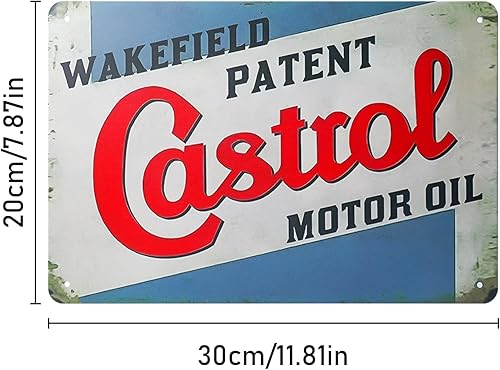 Lot de 5 plaques en métal rétro pour garage - 20 x 30 cm - Poster en métal - Pour atelier - Plaque murale à essence - Plaque murale en métal - Pour moto - Décoration de voiture - Nail Gallerys