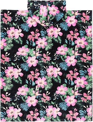 Roxy Poncho de Plage RG Stay Magical Printed Fille Noir One Size - Nail Gallerys