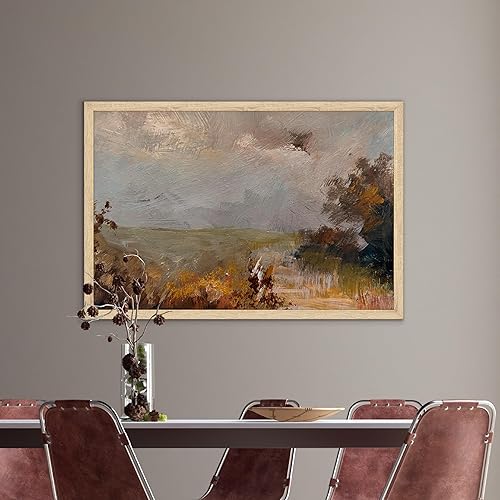 MCS Studio Gallery 61x91,5 cm Cadre en Bois Naturel, Vertical et horizontal, montage mural, grand cadre pour photo de portrait, cadre pour poster et peinture (Pack of 1) - Nail Gallerys