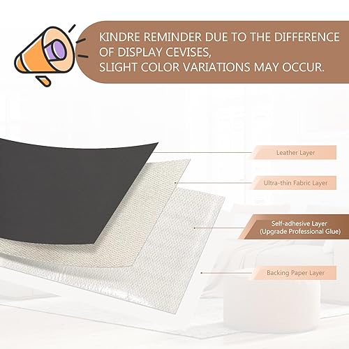 OAZ Patch de Réparation en Cuir,40 x 160 cm Simili Cuir Autocollant Patch en Cuir Auto-adhésif,pour Réparation et Rénovation de Canapé, siège Auto, Meubles, Veste en Cuir, Sacs à Main, Gris noir - Nail Gallerys