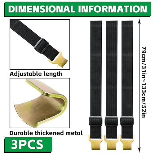BORDEAG Verrouillage Du Couvercle De La Poubelle,Lot De 3 Verrou De Poubelle Réglable Pour Animaux,Verrous De Poubelles Réglables Pour Animaux Pour Ratons Laveurs,Ecureuils,Extérieur,Chiens,Ours - Nail Gallerys