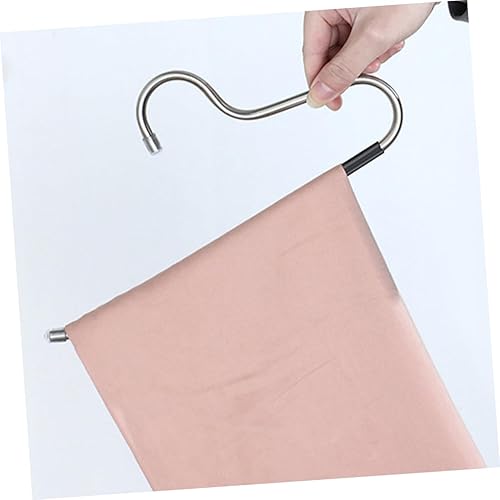 ANDRESLAD 6pièces Cintres Pantalons Inoxydables Antidérapants Organisateur De Garde-Robe pour Pantalons Jupes Et Écharpes Économiseur Espace - Nail Gallerys