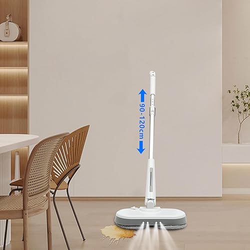 Vadrouille ELectrique Sans Fil Vadrouille ELectrique Avec Fonction Spray Et Led RéServoir D'Eau 350 ML Vadrouille Rotative 9000R/Min Pour RéCurer L'Essuie-Glace Pour Sols Polis - Nail Gallerys