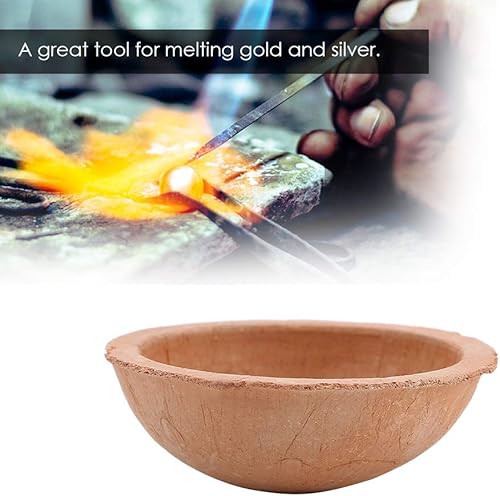 Brrnoo Pot de fusion à quartz, résistant aux acides, pour fondre l'or, l'argent, le platine, les métaux précieux qui fondent les bijoux. - Nail Gallerys