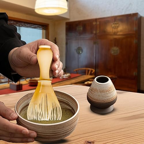 Ensemble De Fouets À Matcha - Fouet À Thé Vert Fouet À Thé En Bambou Naturel, Fouet À Matcha Japonais Fait À La Main, Chasen À 100 Dents, Ensemble D'accessoires De Cérémonie Du Matcha - Nail Gallerys