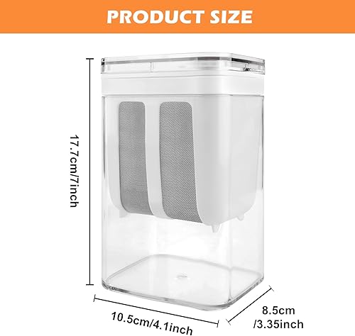 Machine à fromage frais, passoire à yaourt 1100 ml avec couvercle, séparateur de lactosérum, tamis à filtre fin réutilisable, passoire à yaourt à mailles fines, yaourtière pour lait, jus, accessoires - Nail Gallerys