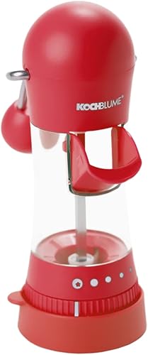 Kochblume Lot de 2 moulins à épices avec capuchon collecteur en silicone | Fonction levier ergonomique | Broyeur en céramique | 5 degrés de mouture différents | Capuchon de remplissage et pied en - Nail Gallerys