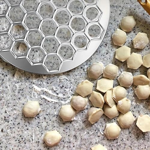 Pelmeni Moule à Raviolis 37 Trous Machine à Boulettes Boulette Moule en alliage d'aluminium pour Bricolage Cuisine Cuisson - Nail Gallerys