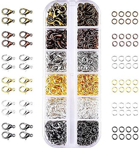 Spydge 973 pièces Fabrication de Bijoux Kit Bijoux Trouvant Outils de Démarrage Kit avec Pinces et Étriers pour Fabrication de Bijoux Réparation DIY Artisanat Fournitures - Nail Gallerys