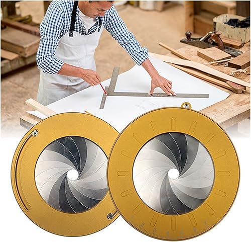 BIBOZA Adjustable Circle Drawing Ruler Tool, Stainless Steel Metal Round Circle Drawing Tool, Drawing Ruler Suitable for for Design, Drawing, Office - Nail Gallerys