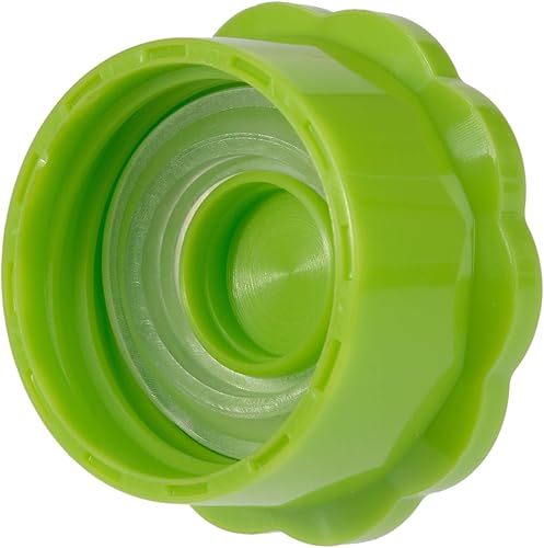 GRÄWE Sodastream Lot de 4 couvercles pour bouteilles en verre Penguin et Crystal - Entièrement étanches - Assortiment coloré en jaune, noir, vert, bleu - Nail Gallerys