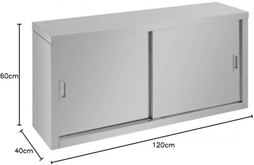 Iceshop Armoire Suspendue en INOX - GDWCS124 - Nail Gallerys