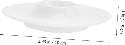 OUNONA Lot De 6 Coquetiers en Céramique pour Œufs pour Le Petit-Déjeuner en Céramique Blanche - Nail Gallerys
