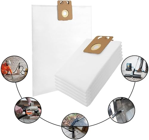 MisterVac | compatible avec les sacs de rechange pour sacs d'aspirateur 10 pièces Nilfisk VP 100 - Nail Gallerys