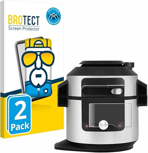 brotect Protection Intégrale 3D Incurvé pour Ninja Foodi 14-in-1 Multikocher (2 Pièces) - Couverture Complète, Film Protection Écran - Nail Gallerys