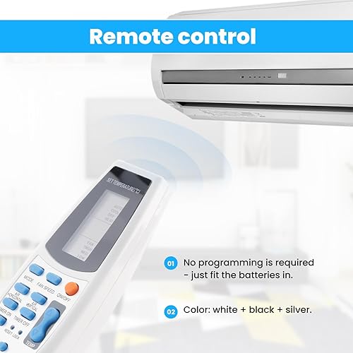 Lonrtesw TéLéCommande pour Climatiseur R91 / BGCE R91 / BGE R92 / BGCE R92 / BGE - Nail Gallerys